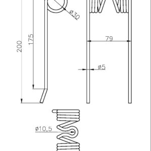Palec Podbieracza Prasy Welger Malowane Proszkowo Morga