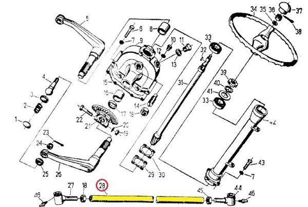Drążek kierowniczy c-330 Drążek kierowniczy c-330 - obrazek 2