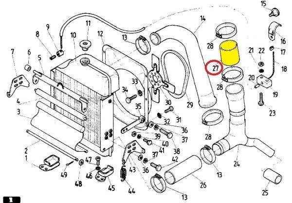 Przewód gumowy wody fi 50-90 zbrojony płótnem c-385 Przewód gumowy wody fi 50-90 zbrojony płótnem c-385 - obrazek 2