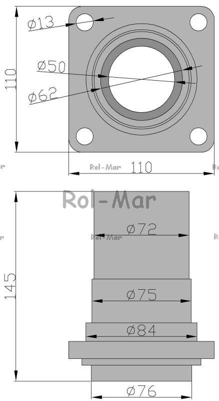 Piasta kosiarka rotacyjna Piasta kosiarka rotacyjna - obrazek 2