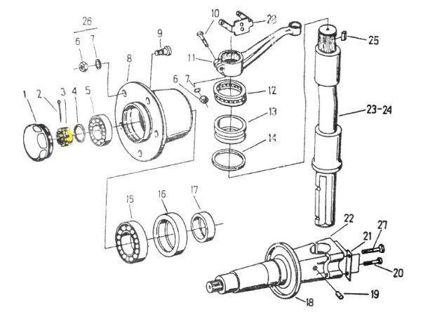 Nakrętka czopa c-330/360/385 Nakrętka czopa c-330/360/385 - obrazek 2