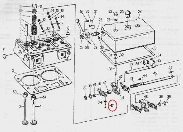 Śruba regulacyjna zaworów hartowana c-330 10szt Śruba regulacyjna zaworów hartowana c-330 10szt - obrazek 2