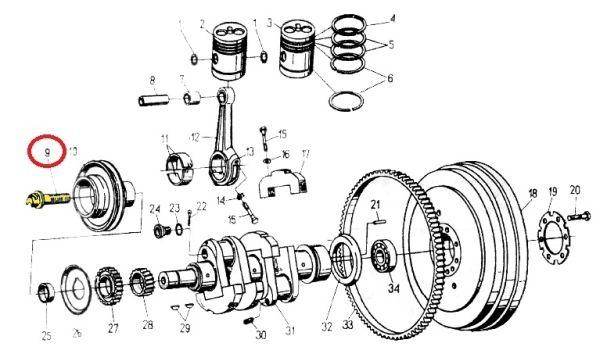 Zazębiacz wału korbowego c-330 Zazębiacz wału korbowego c-330 - obrazek 2