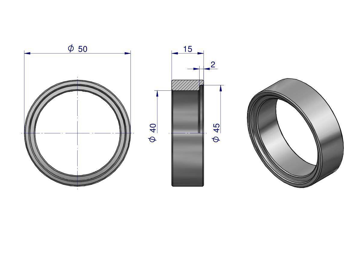 Tuleja dystansowa półosi c-330 Tuleja dystansowa półosi c-330 - obrazek 2