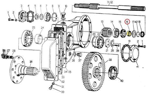 Tuleja dystansowa półosi c-330 Tuleja dystansowa półosi c-330 - obrazek 3