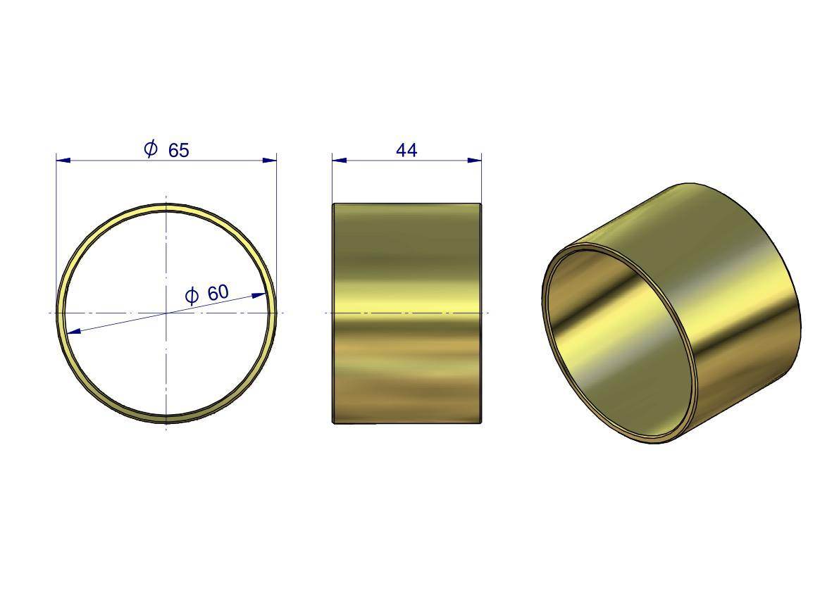 Tuleja wału podnośnika c-360 Tuleja wału podnośnika c-360 - obrazek 2