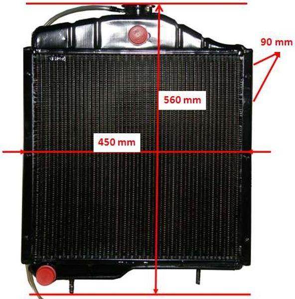 Chłodnica wody miedziana 5-kanalików c-360 Chłodnica wody miedziana 5-kanalików c-360 - obrazek 2