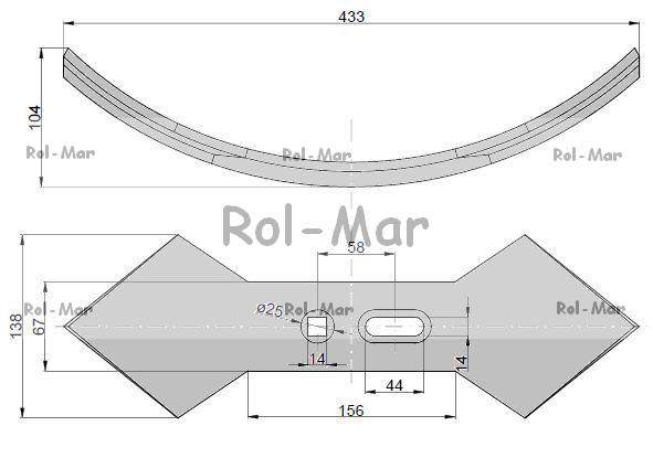 Redlica agregatu podorywkowego sercowa 1738130010 gruber Redlica agregatu podorywkowego sercowa 1738130010 gruber - obrazek 2