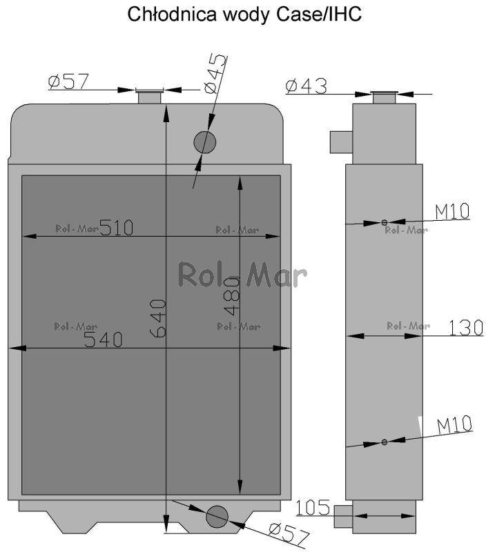 Chłodnica wody case/ihc Chłodnica wody case/ihc - obrazek 4