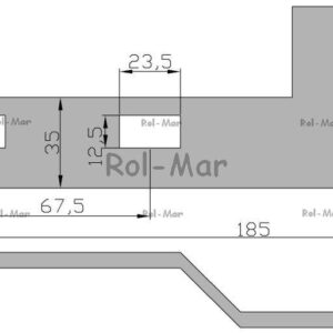 Skrobak lewy przedni fortschritt t-088 rozrzutnik