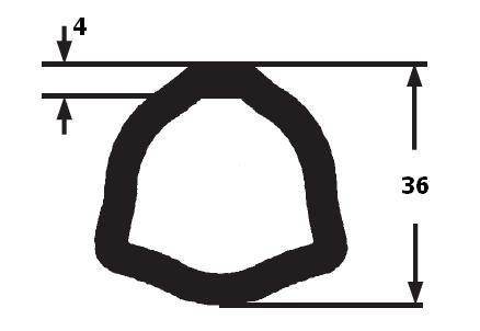 Rura wewnętrzna wału seria 4 do długości 810 aksan Rura wewnętrzna wału seria 4 do długości 810 aksan - obrazek 2