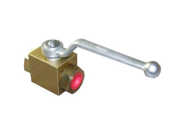 Zawór kulowy hydrauliczny dwudrożny 25 mpa 3/4" Zawór kulowy hydrauliczny dwudrożny 25 mpa 3/4" - obrazek 3