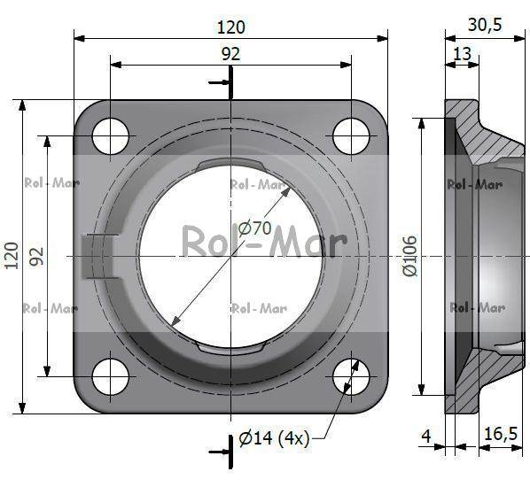 Oprawa k-207 bizon Oprawa k-207 bizon - obrazek 2