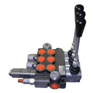 Rozdzielacz hydrauliczny trzysekcyjny 1-sekcja pływająca 40l