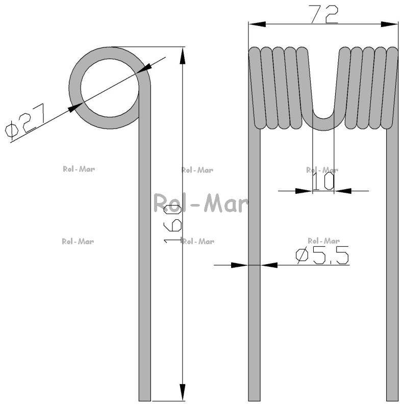 Palec podbieracza t-050 przyczepa samozbierająca polska Palec podbieracza t-050 przyczepa samozbierająca polska - obrazek 2