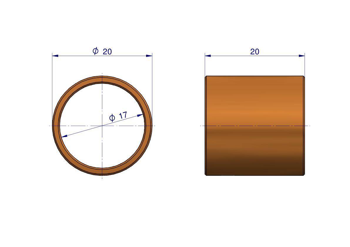 Tuleja dystansowa c-385 Tuleja dystansowa c-385 - obrazek 2