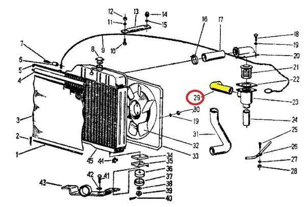 Przewód gumowy zbrojony płótnem 951313 c-360/zetor rura wody oryginał ursus Przewód gumowy zbrojony płótnem 951313 c-360/zetor rura wody oryginał ursus - obrazek 3