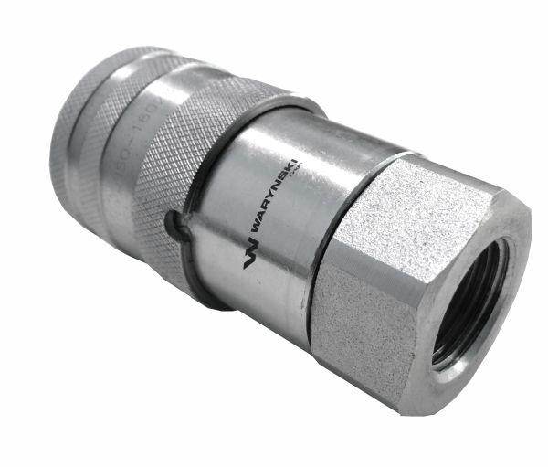 Szybkozłącze hydrauliczne suchoodcinające gniazdo g3/4"bsp gwint wewnętrzny iso16028 waryński
