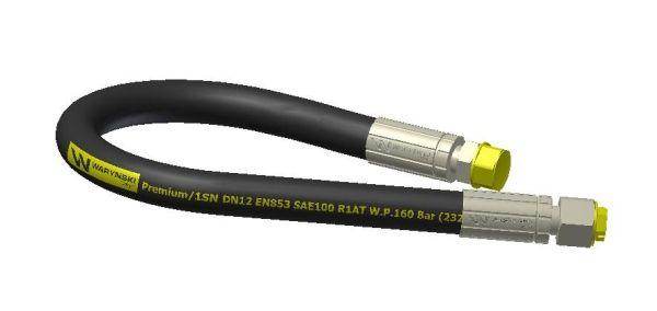 Przewód hydrauliczny gwint m22x1.5 proste l-500mm dn12-1sn 7214/07-103/0 7214/07-74-000/0 cyklop troll ab-13-500 p11p21 16mpa waryński