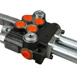 Rozdzielacz hydrauliczny 40l/min 2-sekcyjny z jedną sekcją pływającą na linki kity)  