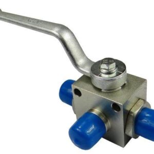 Zawór kulowy hydrauliczny 3-drożny m18x1.5 z otworami montażowymi