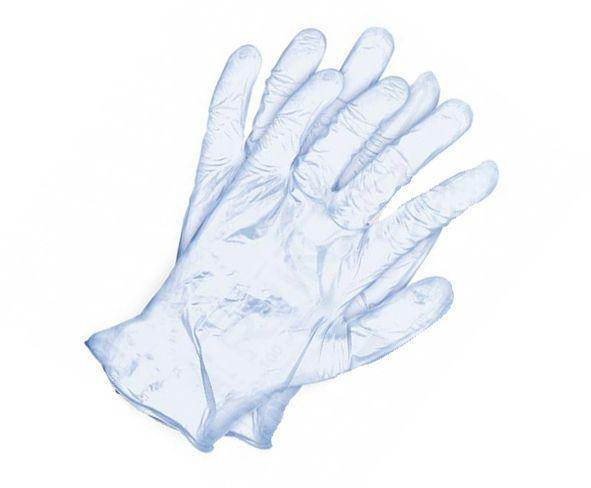 Rękawice wykonane z winylu l gospodarstwa domoweogólne prace mechaniczne opakowanie 100 szt