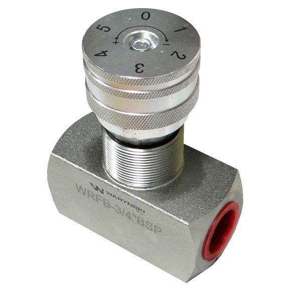 Zawór dławiący wrfb 90 3/4"bsp waryński
