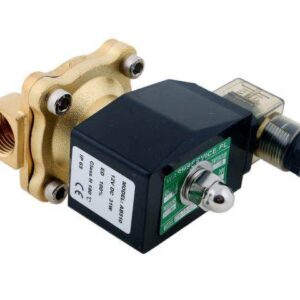 Elektrozawór 2n15 1/2" 12v dc nc normalnie zamknięty epdm komplet z cewką i wtykiem