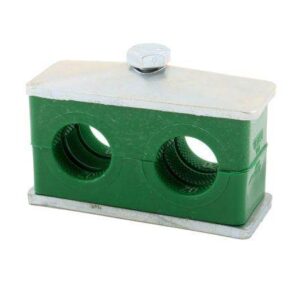 Uchwyt obejma podwójny kompletny do rur/węży/przewodów rozmiar fi 16mm