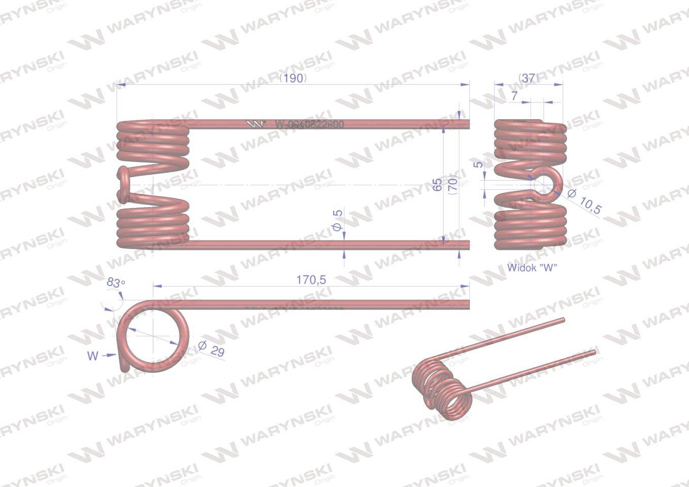 Palec podbieracza welger waryński Palec podbieracza welger waryński - obrazek 2