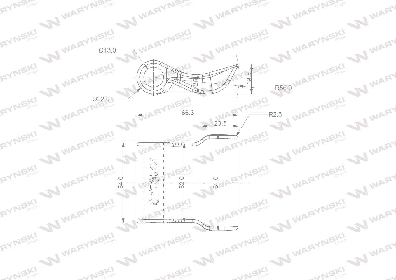 Bijak młotkowy mulczarka samasz ducker otwór 13mm waryński Bijak młotkowy mulczarka samasz ducker otwór 13mm waryński - obrazek 2