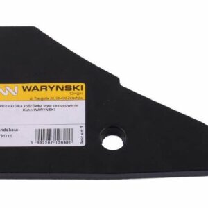 Płoza krótka końcówka lewa kuhn stal borowa waryński