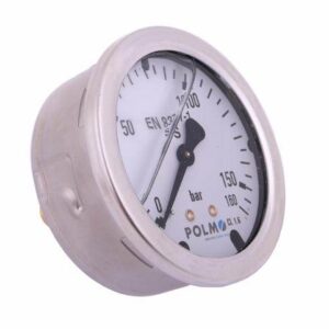 Manometr glicerynowy m63 0-160 bar tylne przyłącze g1/4" polmo