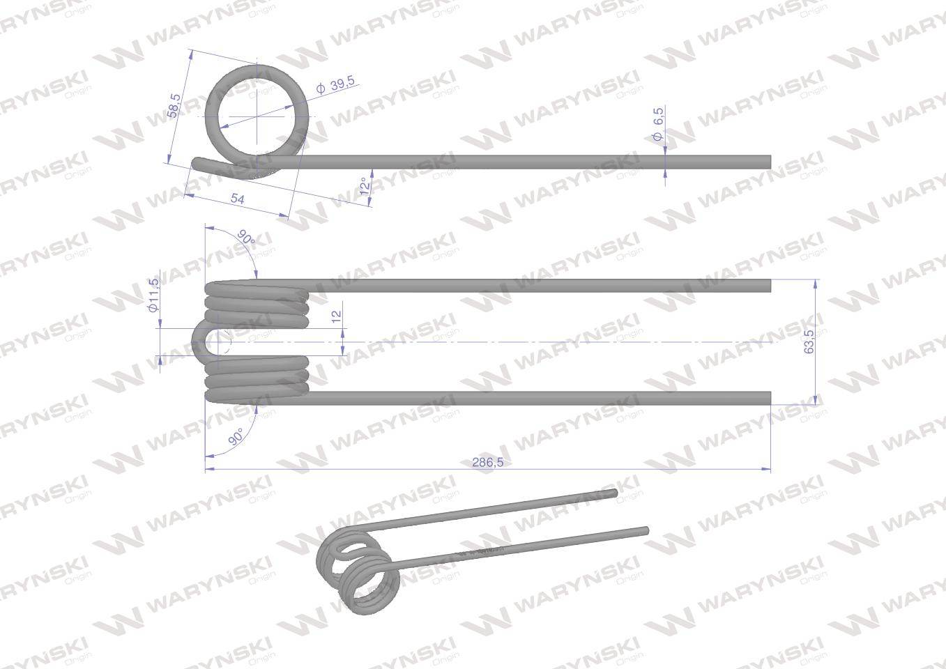 Palec przetrząsarka sip 154192607 261060080 waryński Palec przetrząsarka sip 154192607 261060080 waryński - obrazek 3