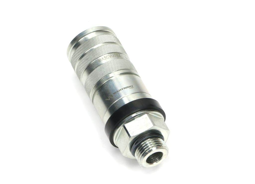 Szybkozłącze hydrauliczne zrywalne seria wia3cv 3cfpv 68 l/min gniazdo g7/8"unf gwint zewnętrzny euro push-pull iso 7241-a waryński Szybkozłącze hydrauliczne zrywalne seria wia3cv 3cfpv 68 l/min gniazdo g7/8"unf gwint zewnętrzny euro push-pull iso 7241-a waryński - obrazek 4