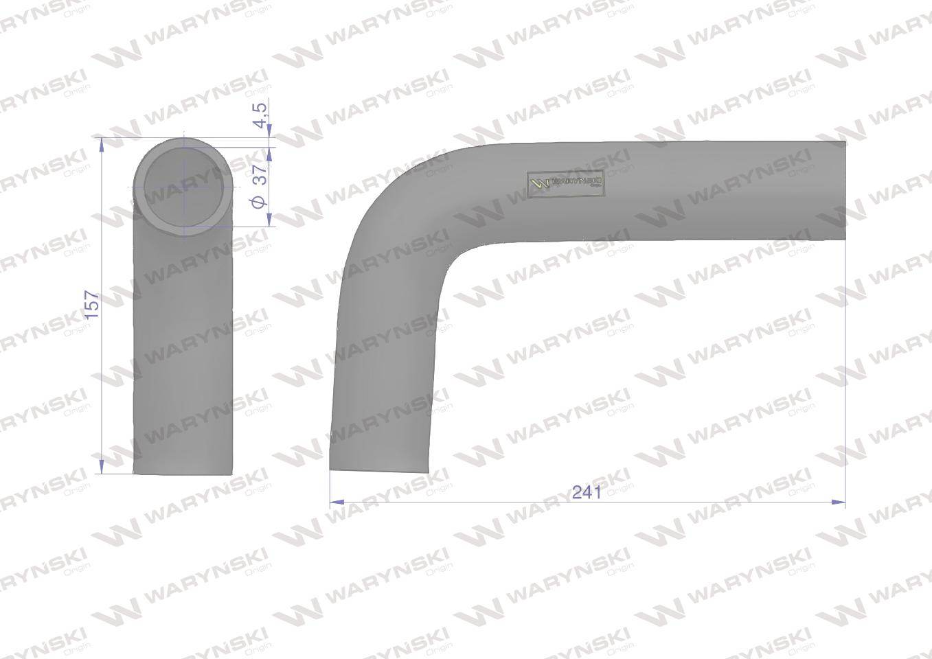 Przewód chłodnicy górny 81862934 waryński Przewód chłodnicy górny 81862934 waryński - obrazek 2