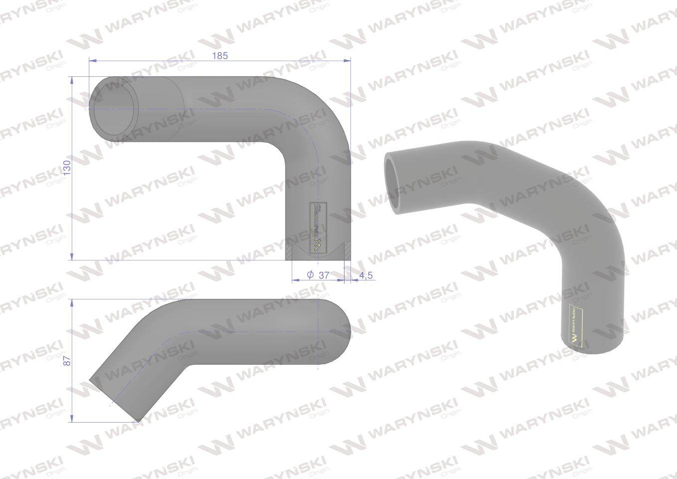 Przewód chłodnicy górny l34898 waryński Przewód chłodnicy górny l34898 waryński - obrazek 2