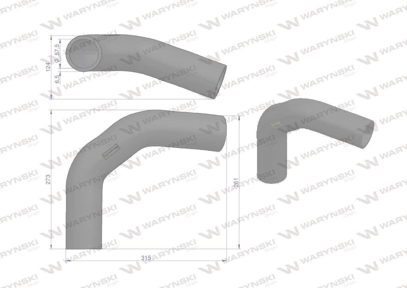 Przewód chłodnicy górny l80331 waryński Przewód chłodnicy górny l80331 waryński - obrazek 2