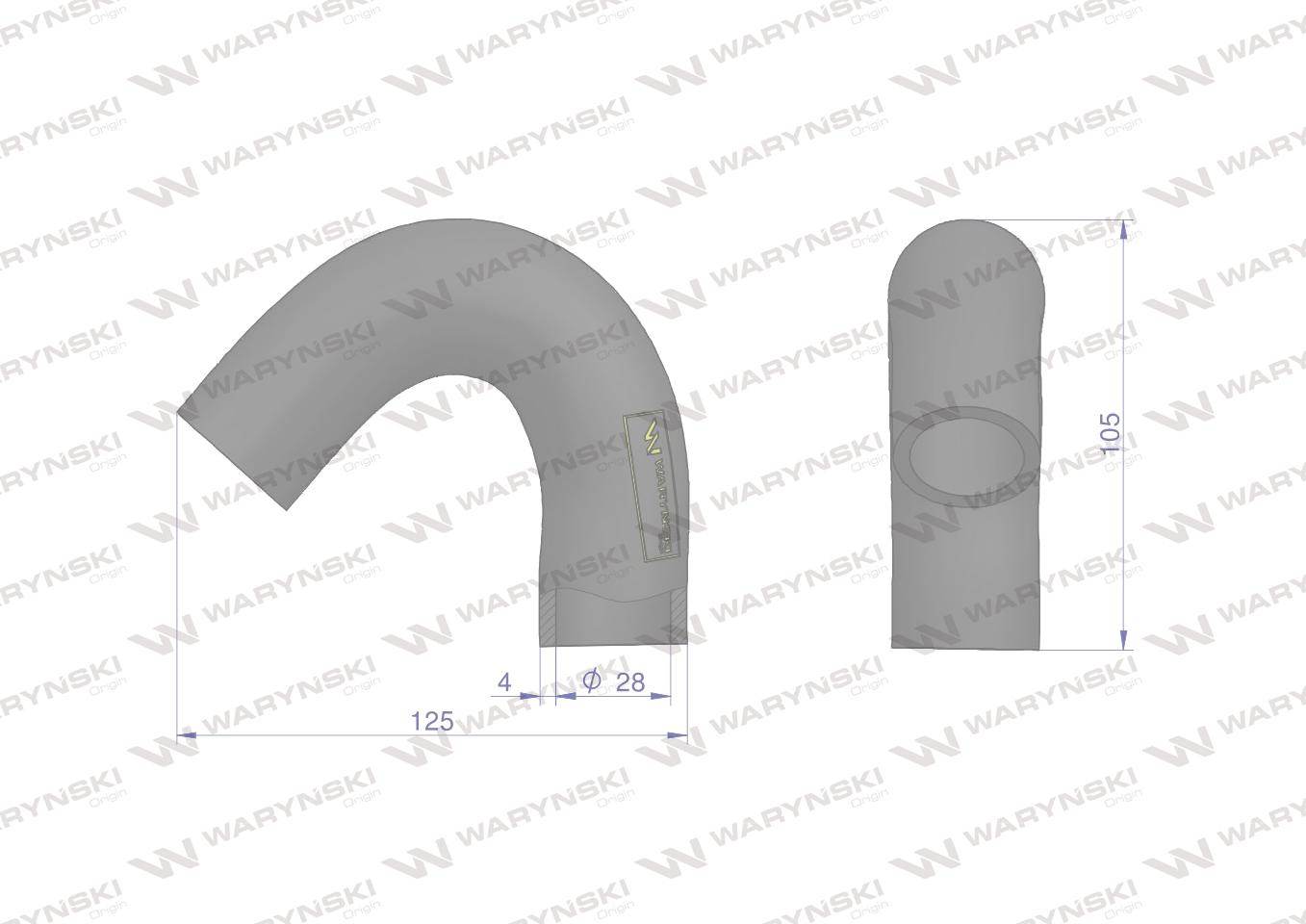 Przewód chłodnicy 747944m91 waryński Przewód chłodnicy 747944m91 waryński - obrazek 2