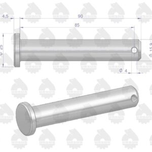 Sworzeń mocowania wieszaka p c-330 oryginał ursus
