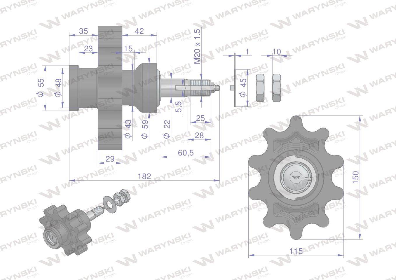 Wstrząsacz kpl sfero polskie łożyska kopaczka waryński Wstrząsacz kpl sfero polskie łożyska kopaczka waryński - obrazek 2