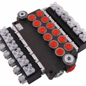 Rozdzielacz hydrauliczny 6-sekcyjny sterowany elektrycznie 12v 50l