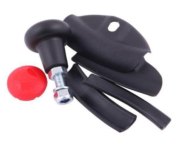 Gałka kierownicy czerwona pokrywa z wkładkami gumowymi oryginał ursus Gałka kierownicy czerwona pokrywa z wkładkami gumowymi oryginał ursus - obrazek 2