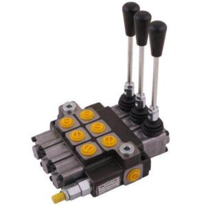 Rozdzielacz hydrauliczny 3-sekcyjny max przepływ 40l 1 sekcja z zatrzaskiem waryński