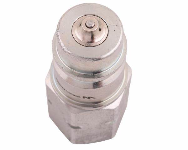 Szybkozłącze hydrauliczne wtyczka z eliminatorem ciśnienia m22x1.5 gwint wew euro iso 7241-a waryński Szybkozłącze hydrauliczne wtyczka z eliminatorem ciśnienia m22x1.5 gwint wew euro iso 7241-a waryński - obrazek 3