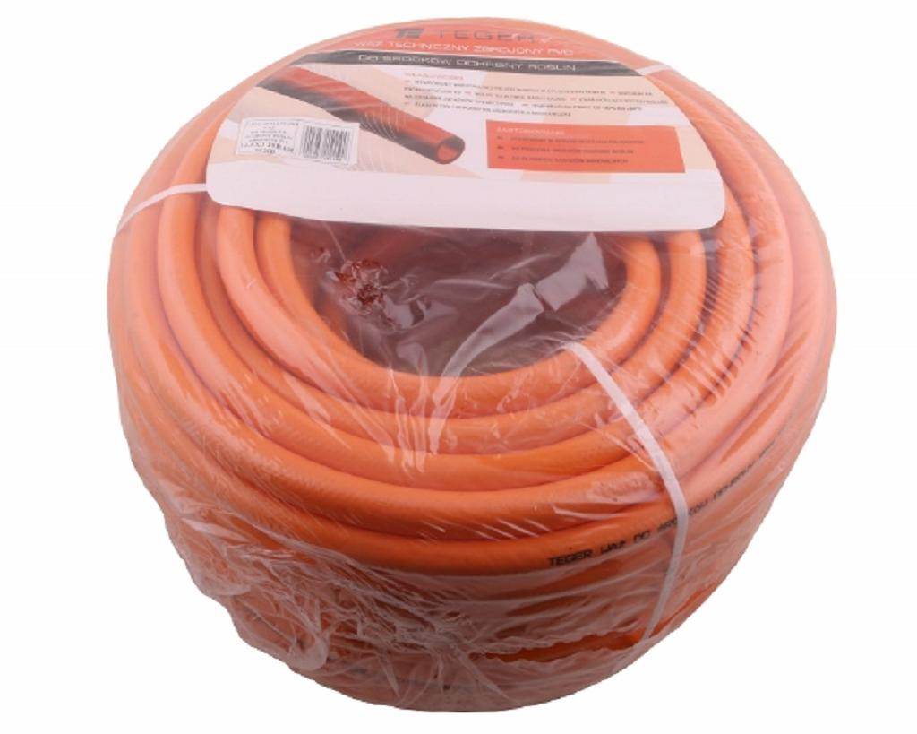 Wąż do środków ochrony roślin do opryskiwaczy zbrojony pvc 12.5x3 20bar teger po 50m)