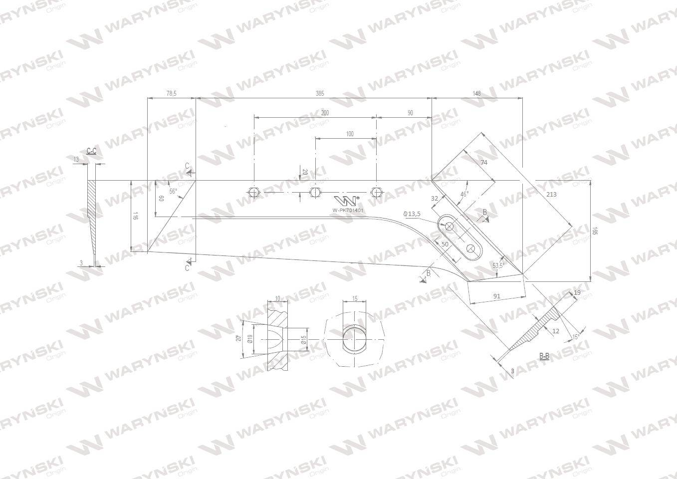 Eurolemiesz lewy 16" vogel & noot wsm 40 stal borowa waryński Eurolemiesz lewy 16" vogel & noot wsm 40 stal borowa waryński - obrazek 2