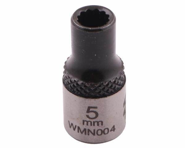 Nasadka dwunastokątna 1/4" 5mm crv50bv30 din 3124 waryński Nasadka dwunastokątna 1/4" 5mm crv50bv30 din 3124 waryński - obrazek 3