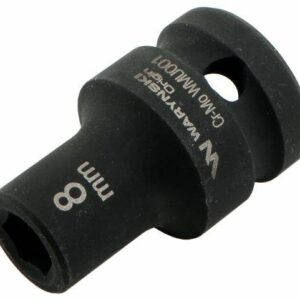 Nasadka udarowa sześciokątna 1/2" 8mm crmo din 3129 waryński