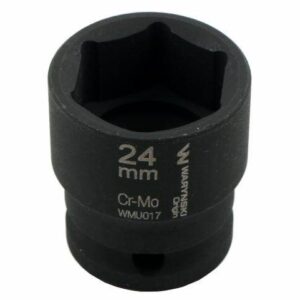 Nasadka udarowa sześciokątna 1/2" 24mm crmo din 3129 waryński